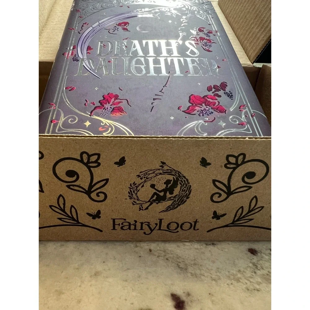 Death's Daughter by S.A Barnes Fairyloot April 2026 Romantasy Exclusive Edition